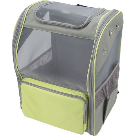 Atmungsaktiver Haustierrucksack für Katzen und Hunde, ideal zum Wandern, Reisen und für Outdoor-Aktivitäten. Geeignet für Haustiere bis 7,5 kg (16,5 lbs) – Gelb (1/4)