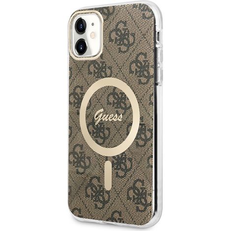 Guess 4G MagSafe - iPhone 11 Hülle (Braun) (1/5)