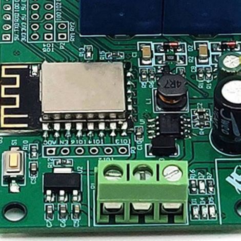 Module De Relais Wifi Esp8266 Esp-12F - 2 Canaux - Tension D'alimentation 5 V / 8 À 80 V - Pour Contrôle À Distance Intelligent - 4 Pièces (1/5)