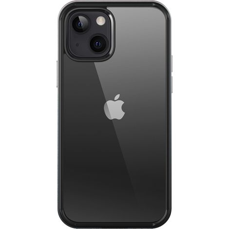 FUNDA PARA APPLE IPHONE 13 DE 6,1" CON MARCO NEGRO Y PARTE TRASERA TRANSPARENTE SUPCASE (1/5)