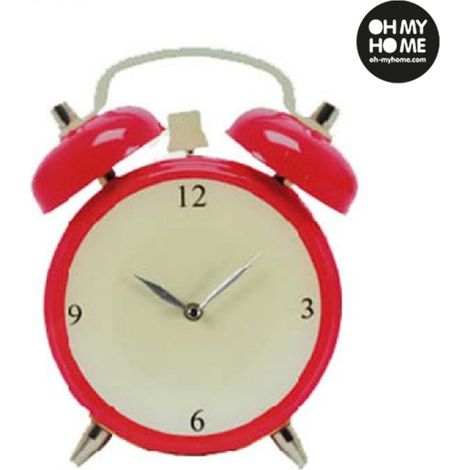 Wanduhr - Glas - Wecker - Grün - 34 x 30 cm - Zeitgenössisches Design