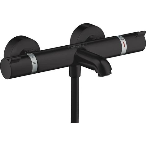 mitigeur Thermostatique bain/douche noir mat