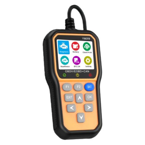 Outil de Diagnostic Auto-Outil du mécanicien-Lire et Effacer les Codes- Scanner de Diagnostic Auto- lecteur de Code d'erreur OBD -Orange (1/3)