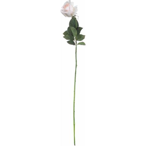 Palest Tea Rose Artificial Flower - L5 x W7 x H65 cm - Pink