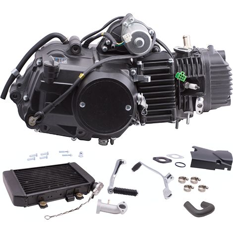 Motor de 130 cc refrigerado por líquido con radiador. (1/5)