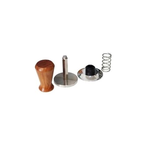 Moulin à café portable de 58 mm, en bois avec une poignée en bois, pour les grains de café, pour la maison, le bureau et les voyages.-AquaForge (1/5)