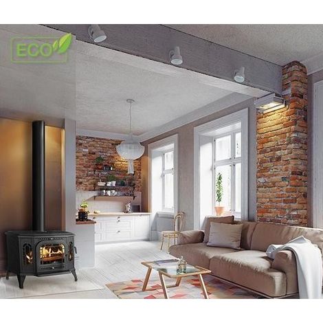 POÊLE À BOIS WP7-10.5kW ECO LB WR gauche