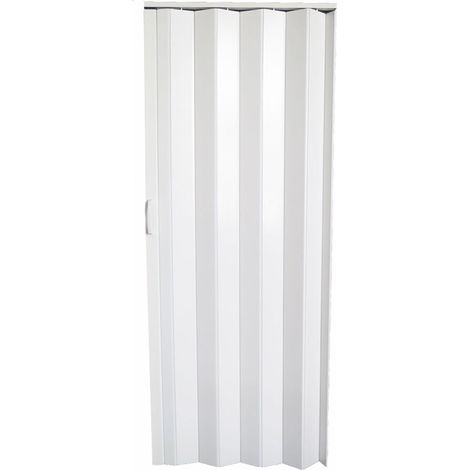 TrendLine Falttür weiß 88 x 205 cm Raumtrennung Schiebetür Faltwand
