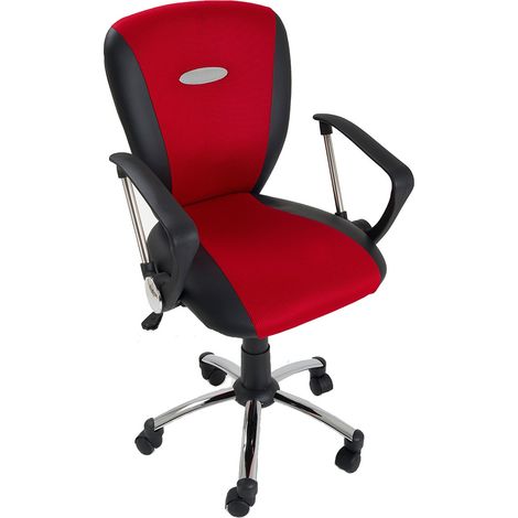 Bürostuhl Drehstuhl Wartezimmer Konferenzzimmer Mesh rot/blau (Mod. Slash)