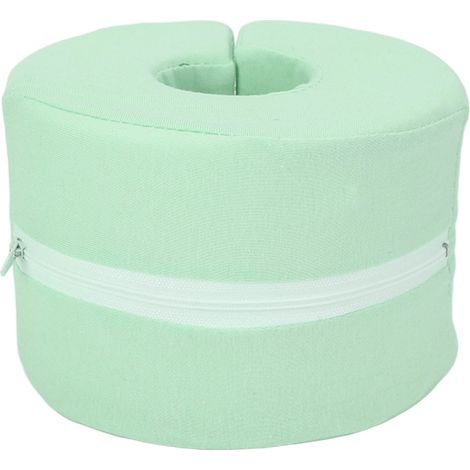 Oreiller de surélévation pour pieds et chevilles - Couverture amovible lavable - Soulagement de la douleur et récupération - Coussin élévateur de cheville vert (1/5)