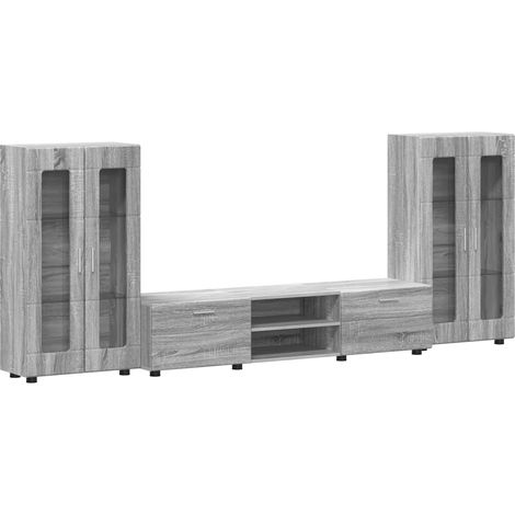 Maison Exclusive - Conjunto de mueble de TV con cajón FLORIN 3 pc (1/5)
