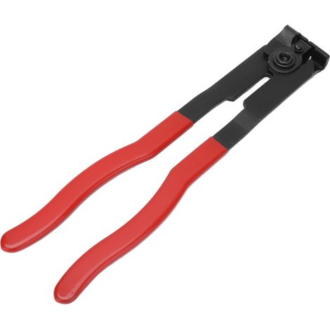 Pince à collier pour connecteur d'oreille (rouge et noire) Clé à collier pour capuchon anti-poussière de connecteur CV type confort pour durites de carburant (1/5)