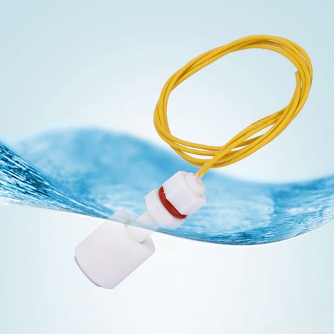 Konvolut von 5 weißen P3508-Teilen zu verkaufen. Korrosionsbeständiger PP-Flüssigkeitsstandschalter, Kunststoff-Schwimmerschalter, Wasserstandssonde, Wasserstandsregler, Alarmschalter. (1/5)