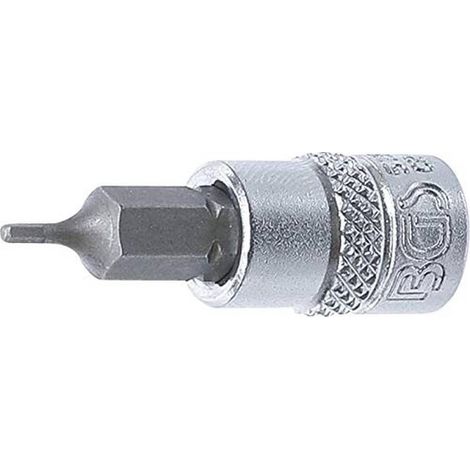 Douille à Embouts 6,3 mm (1/4) - Six Pans Intérieurs 1,5 mm - Précision et Robustesse, Acier, Pro - D-Work (1/5)