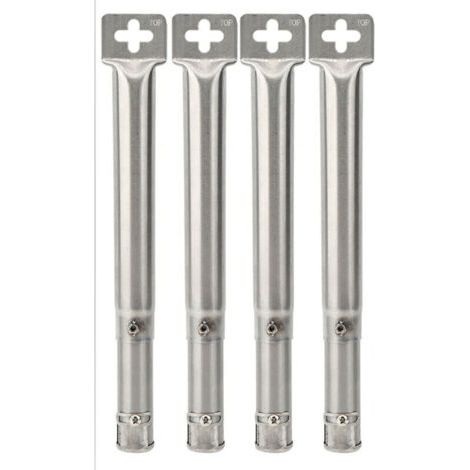 30,8 à 45CM Universal Brûleur Accessoires pour FirePlus, Fire Mountain, Proficook, Barbecook, Tepro, Campingaz, Char-Broil, Cosmo Grill, Acier Inoxydable Tube Brûleur Pièce de Rechange--1pcs