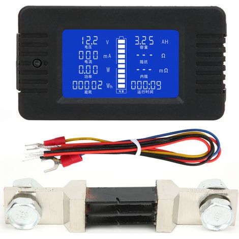 PZEM-015 Multimètre Numérique LCD 300A avec Shunt - Testeur de Batterie Multifonction (1/5)