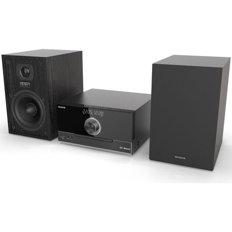 Sistema de sonido micro AIWA MSBTU-600 con radio FM, CD, Bluetooth y USB de 50 W RMS LED (1/4)