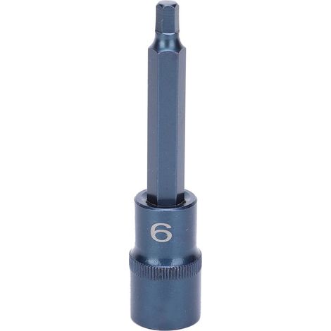 Mandrino esagonale stelle di alta precisione, in acciaio S2 lega bruniti, manico per cacciavite elettrico, utensili 100x6mm (1/5)