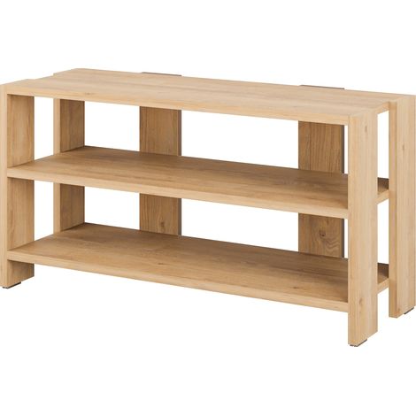 Banc à chaussures avec 2 étagères. Couleur Safir. (Hauteur 44 cm/Largeur 84 cm/Profondeur 30 cm) (1/4)