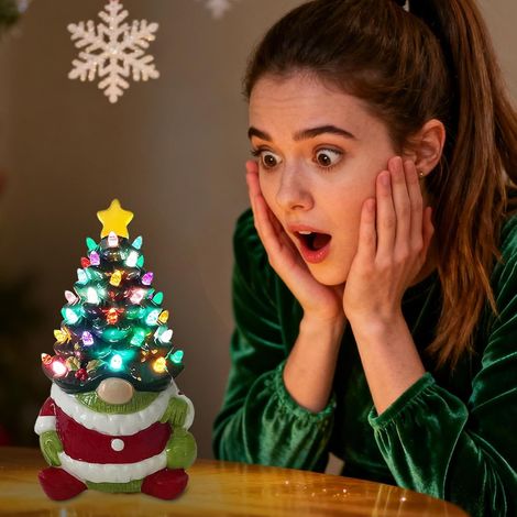 Décorations De Lutins De Noël - Figurines Ornementales en Résine avec (1/4)