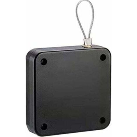 Ferme Porte Automatique,Ferme-Porte Silencieux à Cordon,Porte Coulissante Tampon MéNager Porte Coulissante,Pas De PoinçOnnage,Portant Environ 20 Kg,Ferme-Porte RéGlable,Fermeture Automatique (1/4)