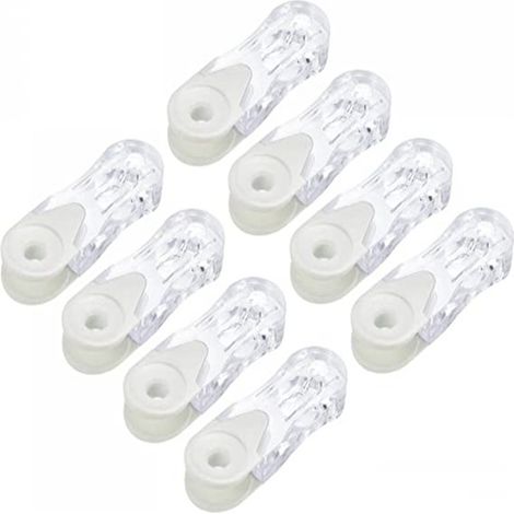 Poignée de rideau transparente de 9 cm, pour store enrouleur, store vénitien, support de rideau à perles, accessoire pour cordon de rideau