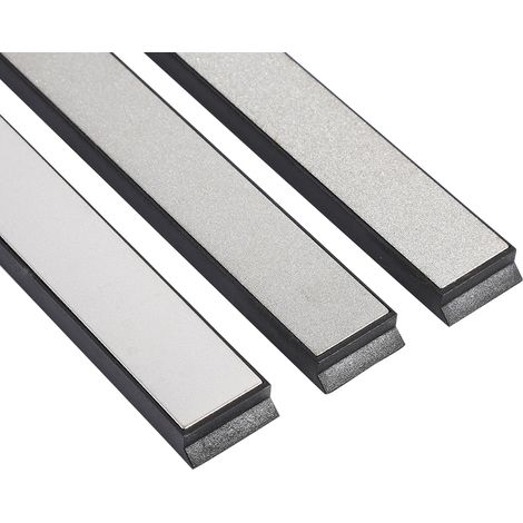 Lot de 3 pierres à aiguiser pour couteaux de cuisine, grain 240/600/1000, neuves (1/5)
