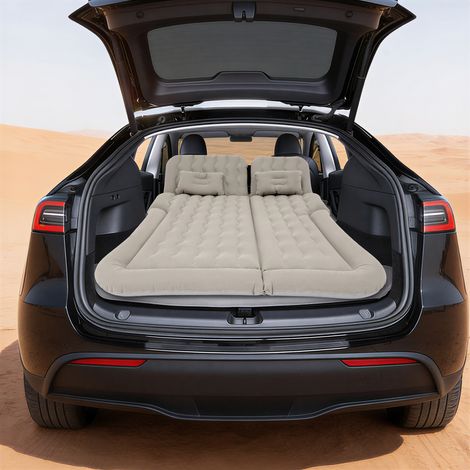 Colchón hinchable para SUV, colchón inflable para SUV, colchón hinchable para coche gris