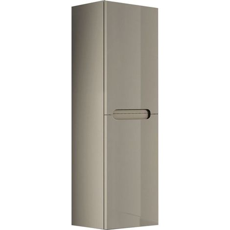 Kibath Mueble auxiliar de baño VICTORIA 35x27 cm acabado MOKA mate de colgar (1/5)