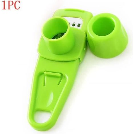 Hachoir manuel,Presse manuelle multifonctionnelle Gar1995Crusher,outils de cuisine,râpe,coupeur,éplucheur,vidéo,1 - Green 1PC[A]