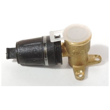 Patère murale pour tube multicouche Ø 20mm F15X21 (20 x Rp 1/2") bi-matière laiton / PPSU plomberie TECELOGO TECE 8720003
