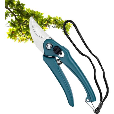 Tijeras de podar para jardín, tijeras de acero inoxidable de alta resistencia  Tijeras de podar para árboles, bonsáis, césped, patios y jardines (1/5)