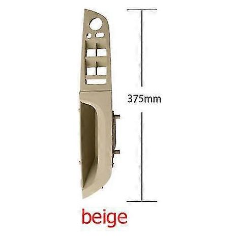 Poignée intérieure de porte gauche, gris, beige et noir, cache de garniture de poignée pour BMW Série 3 E90 E91 328 330 335 Poignées de porte intérieures 375 mm, beige, double (1/5)