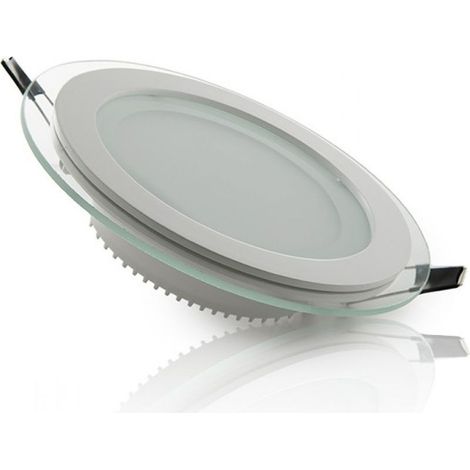 Spot LED Downlight 12 W 1 200 lm 6 000 °K Verre circulaire Ø 160 mm 40 000 h [GR-MB01-12W-CW] (1/5)