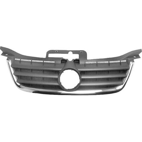 Grille de calandre avant noire avec moulure chromée Volkswagen Touran 1 phase 1 2003-2006