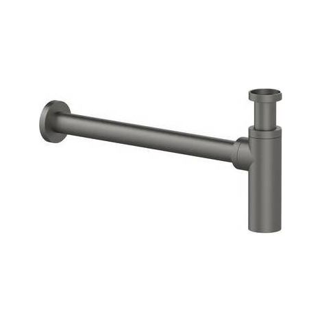 SIFONE D'ARREDO TONDO Misura: 1" 1/4 Nero Opaco