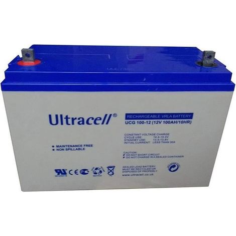 Batterie scellée GEL 100Ah 12V à décharge profonde Energie solaire (1/4)