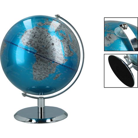 Grand globe terrestre décoratif pour bureau, style rétro, géographie du monde (1/5)