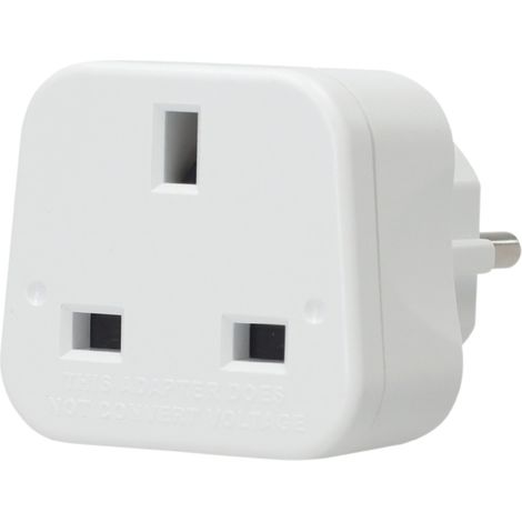 Adaptador de clavija europea a inglesa GSC 0200598 (1/4)