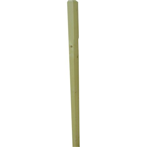 Demi Poteau Droit En Bois Massif Pour Balustrades Longueur Hêtre      Cm