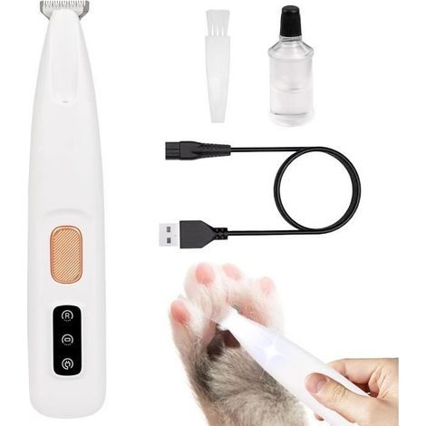 Tosatrice per cani - Impermeabile - Silenziosa - Lama in titanio - Luce LED (1/3)