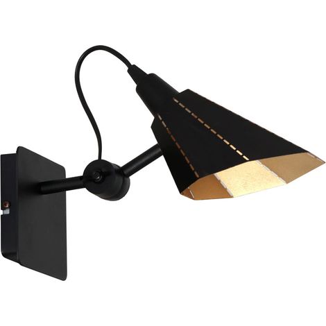 Lámpara de pared ZAMBIA BLACK ALDEX 811C/1 negra