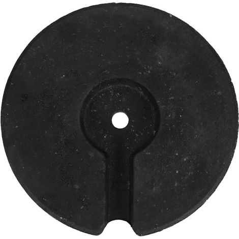 Contrepoids pour pied de lampe : socle lesté de 19 cm pour lampes de table et lampadaires - Support circulaire pour éclairage d'intérieur sur tapis, bureau ou salon (1/5)