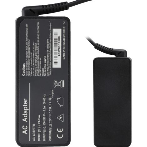 Chargeur Secteur 65W pour PC Portable Lenovo, 20V 3.25A, Compatible 100V-240V (1/5)
