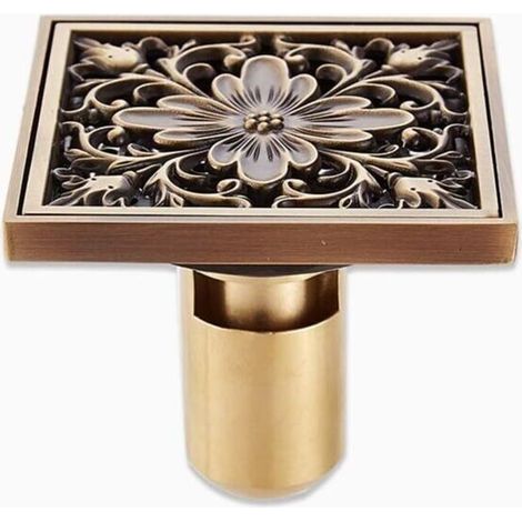 FENOPLASTICAÉpais En Acier Inoxydable Siphon De Sol Salle De Douche Toilette Buanderie Jardin Siphon De Sol Extérieur Carré Salle De Bains Siphon De Sol Filtre Drain De Douche (1/5)