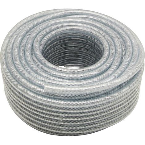 Manguera Pvc Cristal con Refuerzo 10x16mm/50m