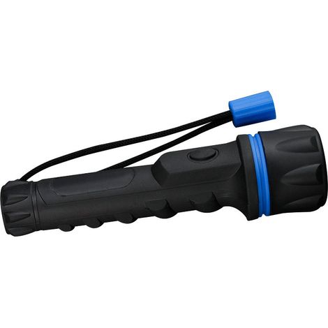CCYKXA Gummitaschenlampe mit 3 LEDs, benötigt 2 AA-Batterien (nicht im Lieferumfang enthalten). Unzerbrechliche Taschenlampe. Für Zuhause, Auto, Camping, Spaziergänge und Baustellen.