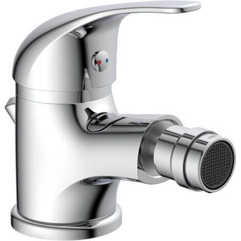 BUNTHAUS Robinet de bidet avec bonde et tige de tirette, mitigeur pivotant de marque Chromé