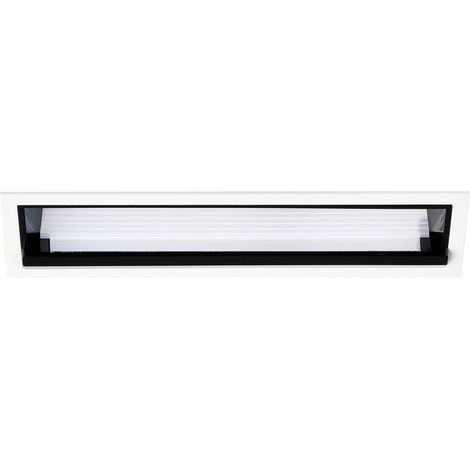 Encastré intérieur NELIO WALL WASHER rectangle blanc mat 4000K 11,2W 588lm IP20 - EUROPOLE - 507001 (1/4)