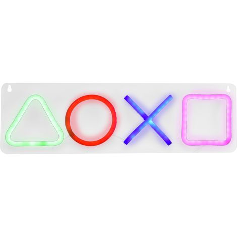 lumineuse LED néon murale alimentée par USB pour la